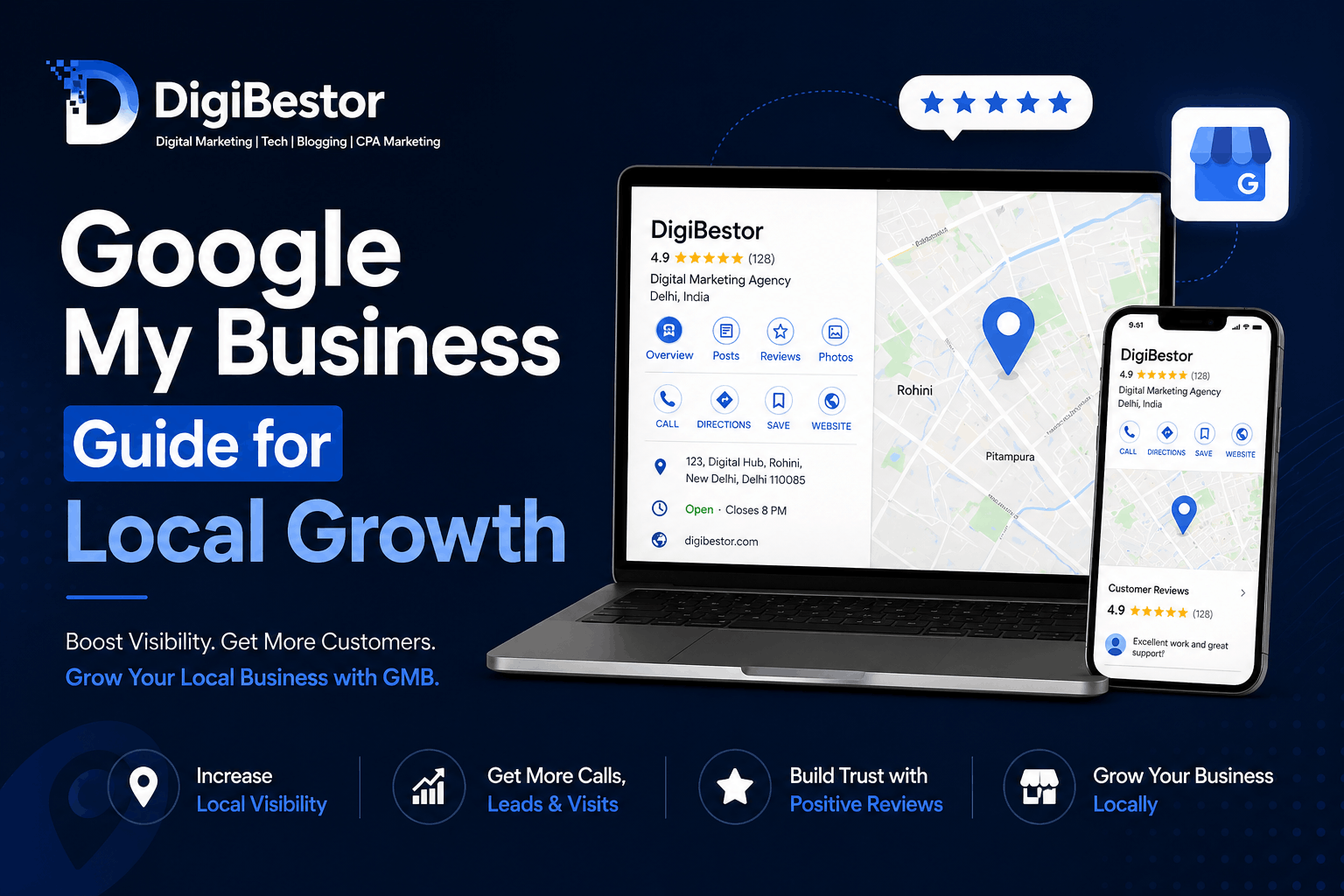Local business ranking on Google Maps